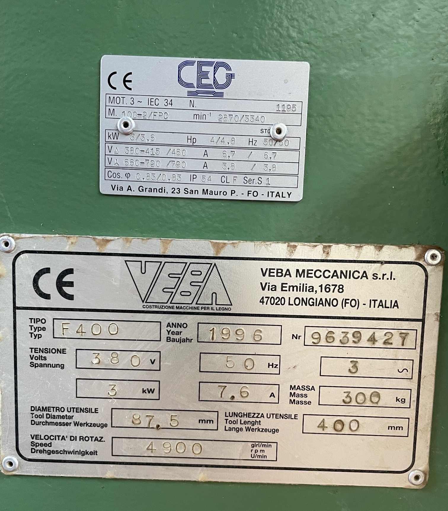 pialla a filo VEBA F400 (3)