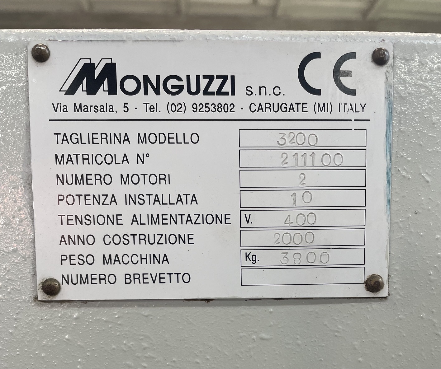 taglierina Monguzzi mod. 3200 (3)