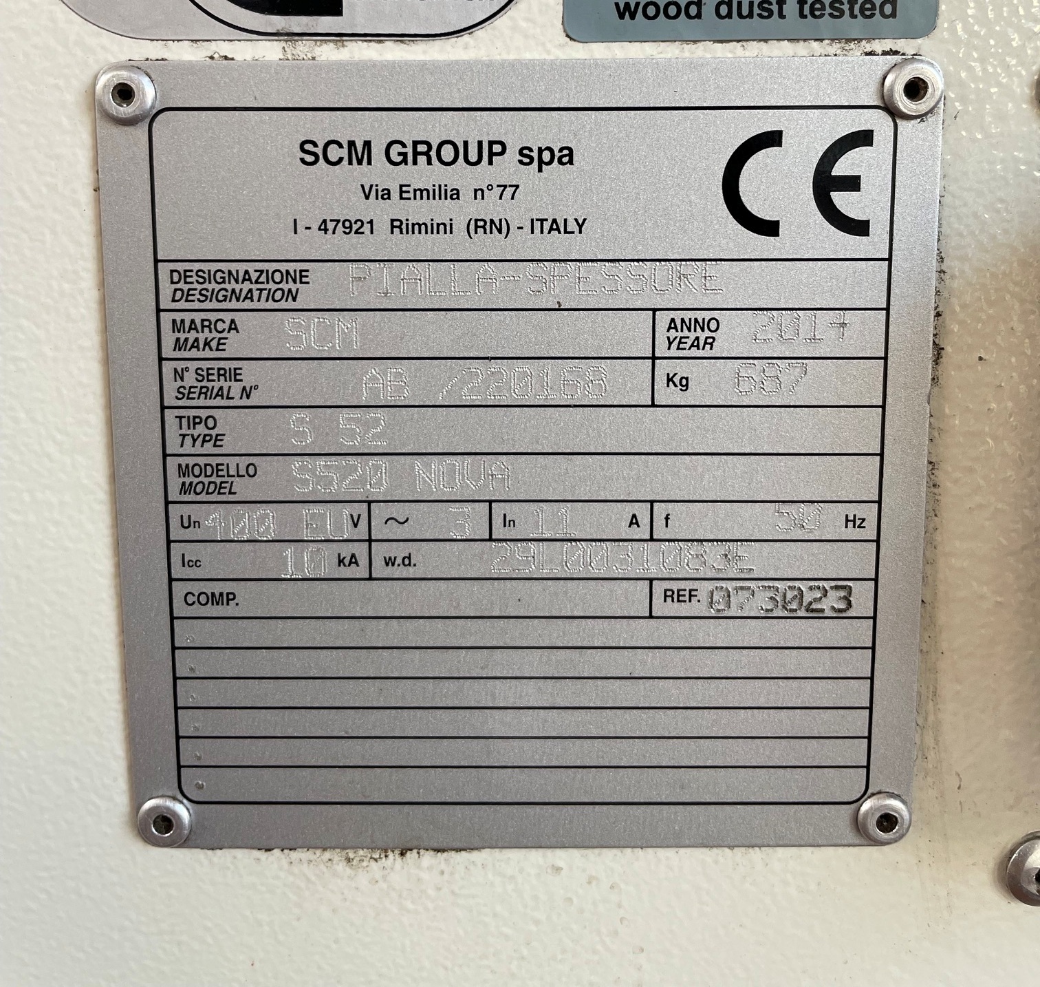 pialla spessore SCM S520 NOVA (6)