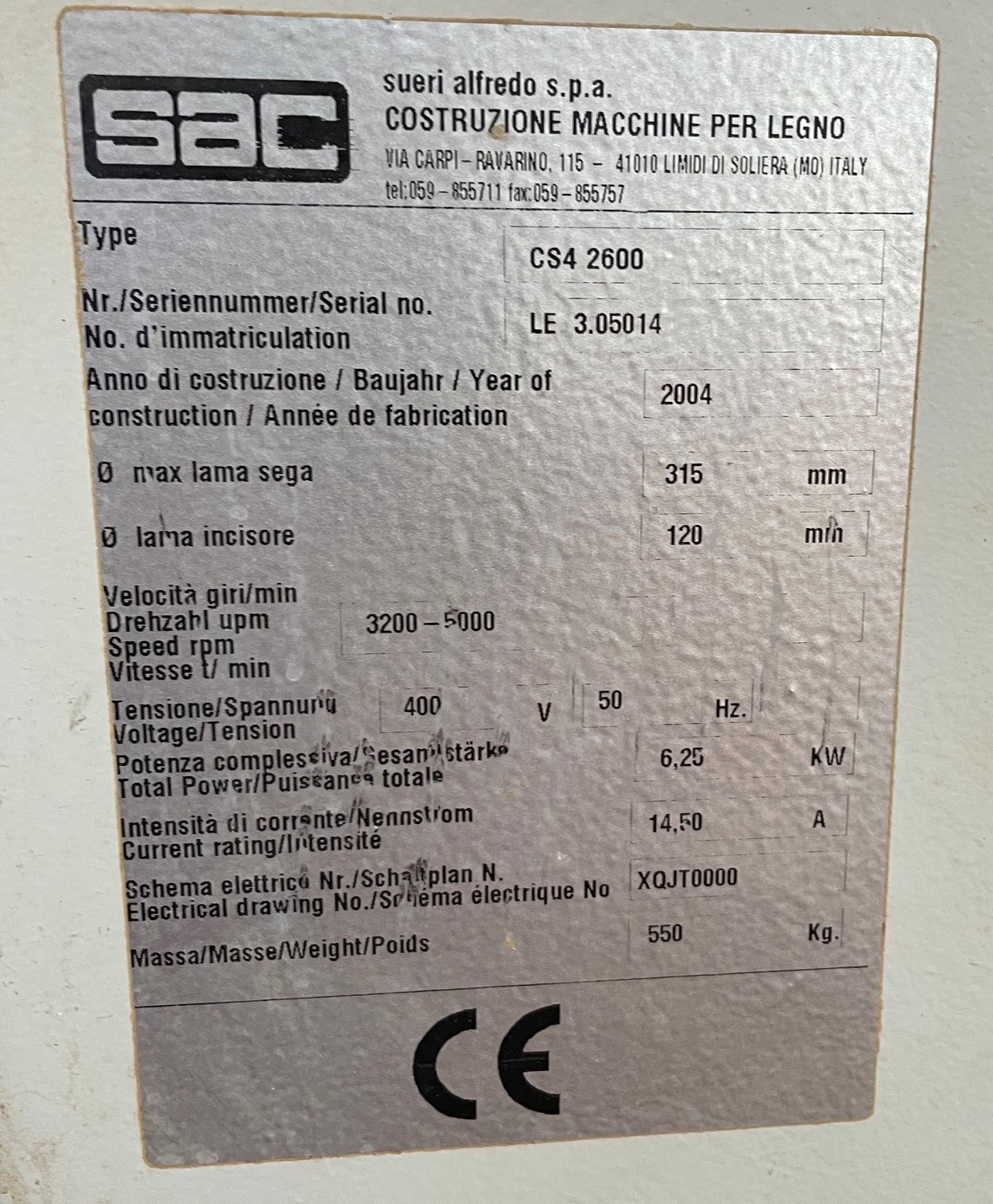 squadratrice SAC CS4 2600 (2)